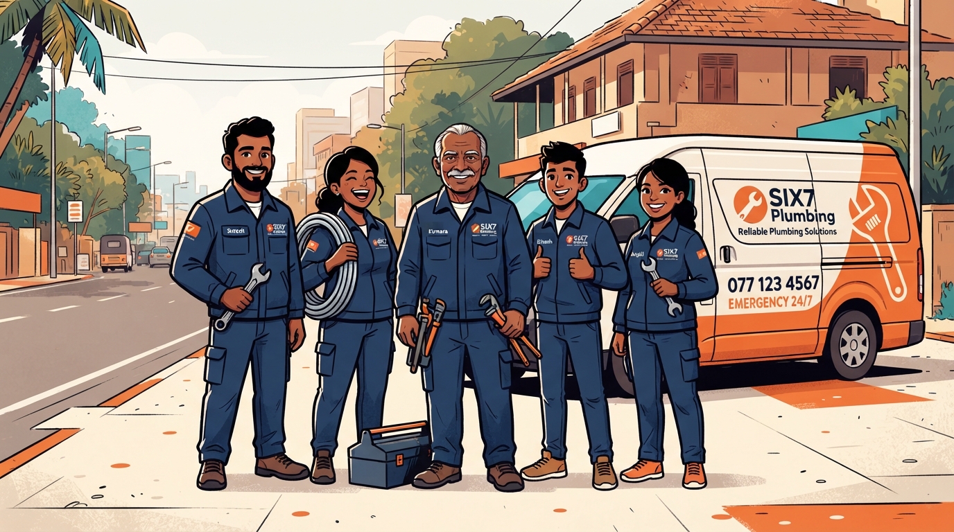 SIX7 Plumbing dispatch desk in Mount Lavinia — SIX7 Plumbing